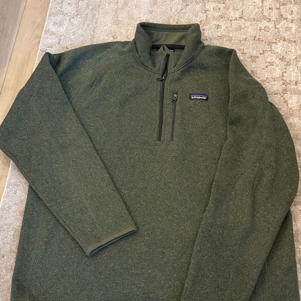Patagonia Forest Green Fleece Pullover